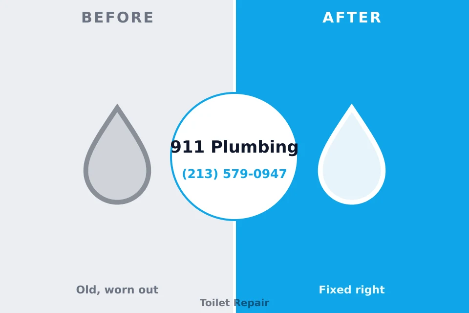 Before and after: plumbing company West Jefferson, OH